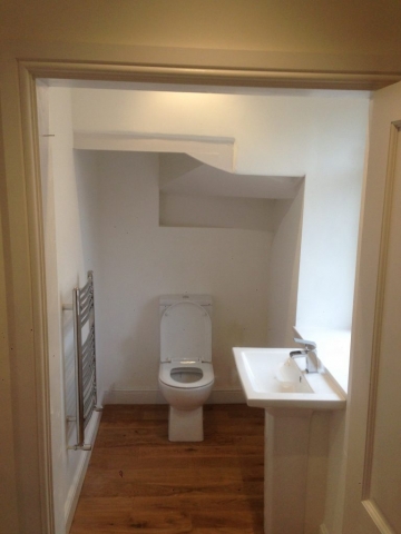 New downstairs WC