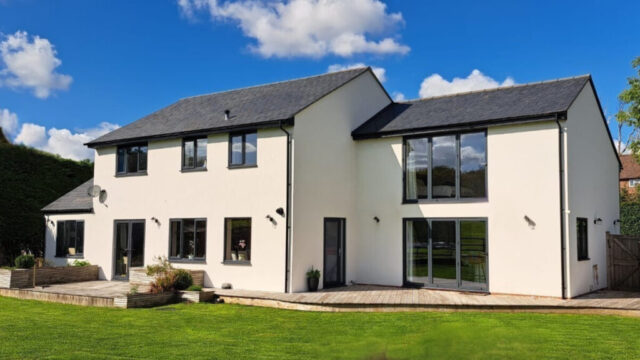 Final rendered finish to tie in 2 extensions