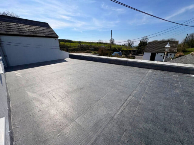 Single storey extension with front porch